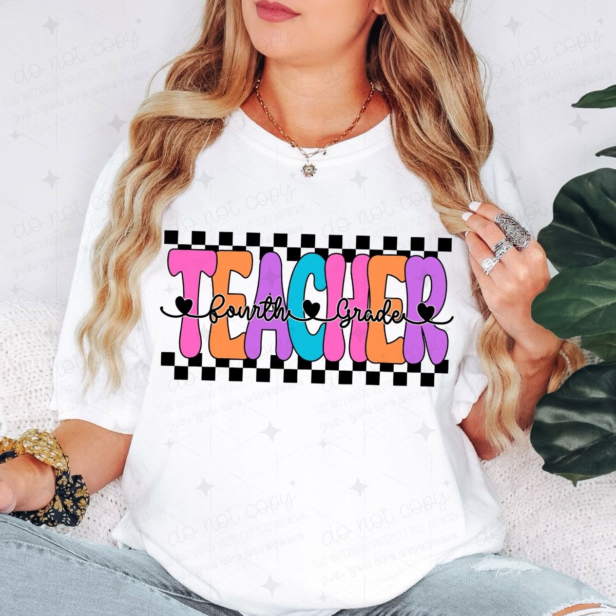 FOURTH GRADE TEACHER - DTF TRANSFER