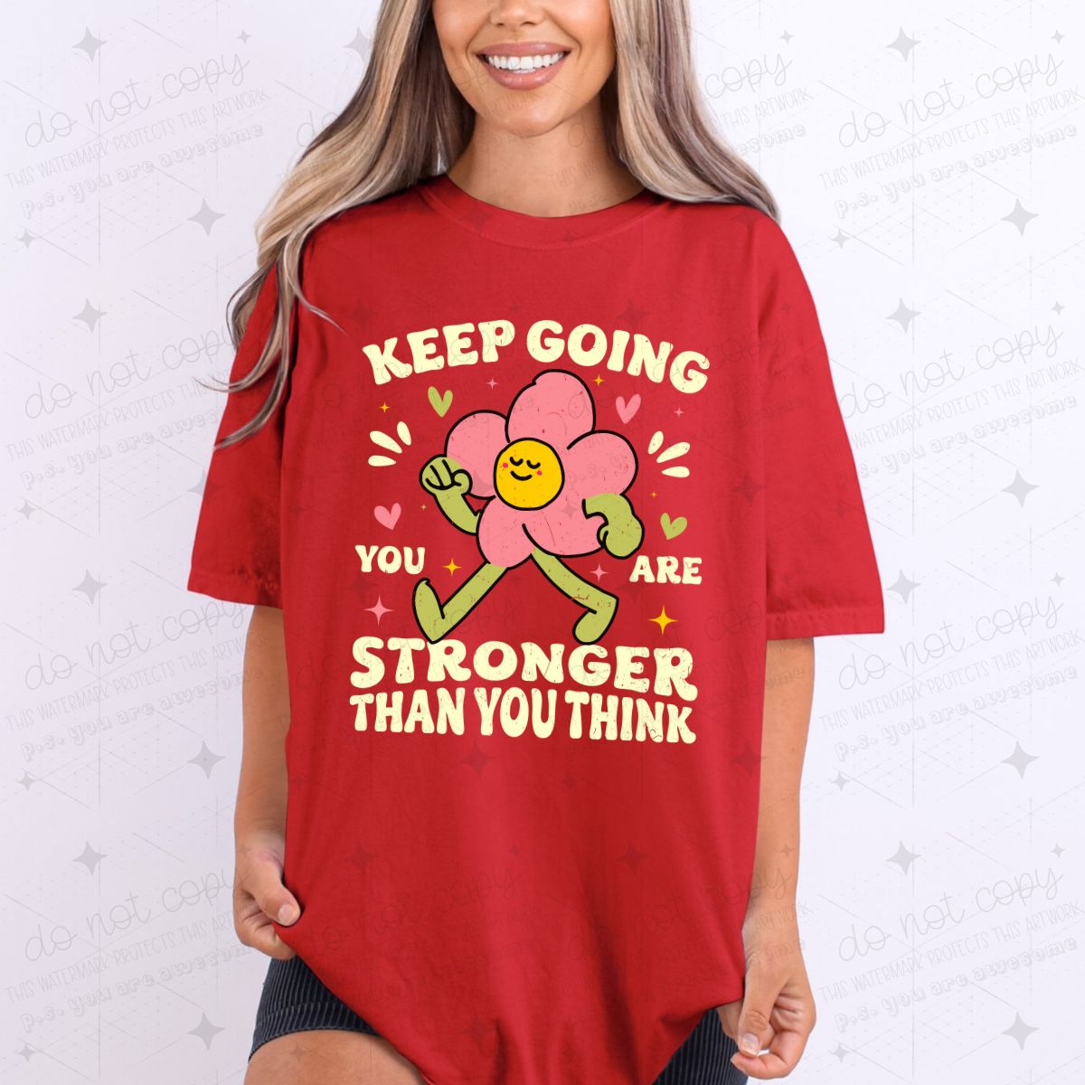 KEEP GOING - DTF TRANSFER