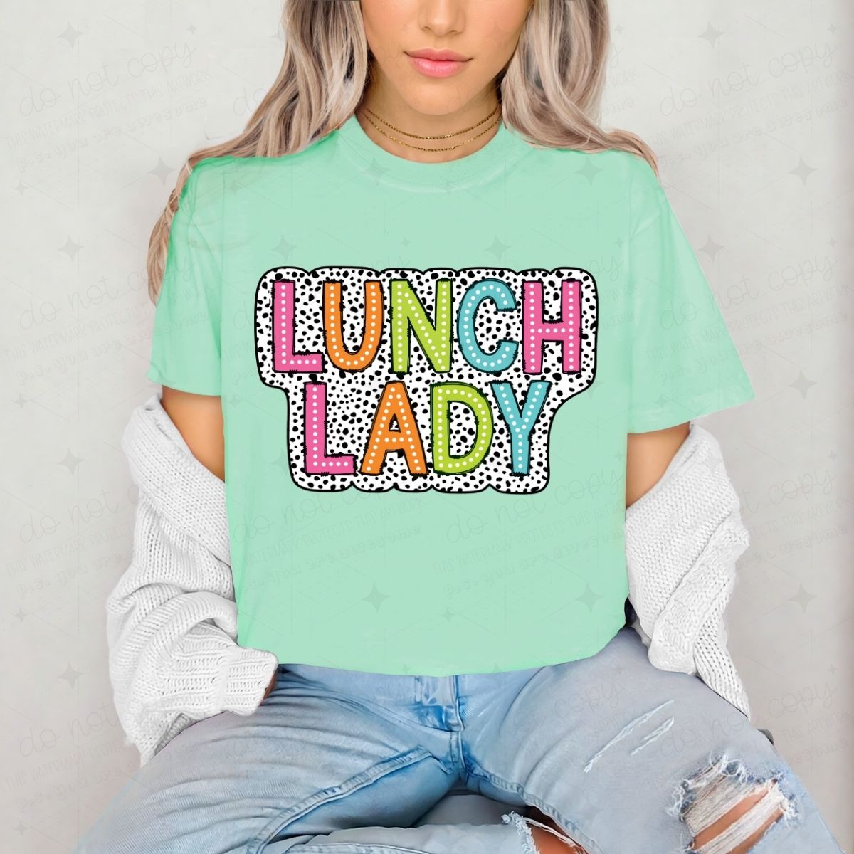 LUNCH LADY - DTF TRANSFER
