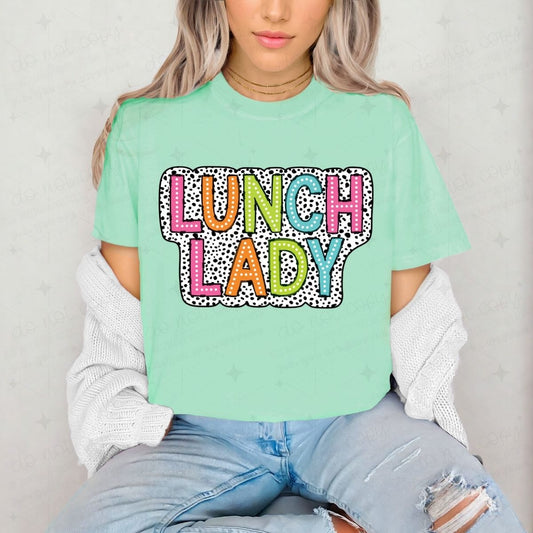LUNCH LADY - DTF TRANSFER