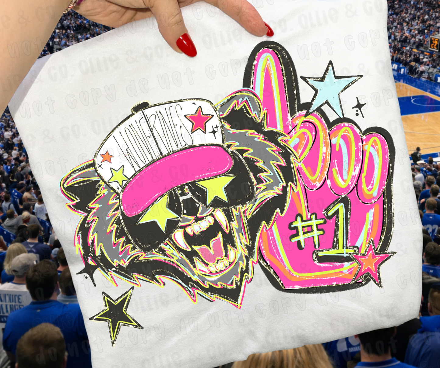 NEON MASCOT - DTF TRANSFER