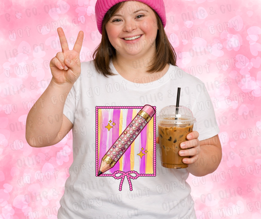 GLITTER PENCIL - DTF TRANSFER