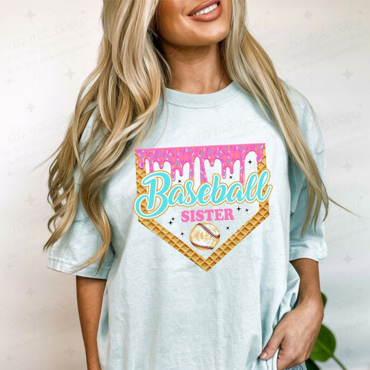 BASEBALL SISTER - DTF TRANSFER