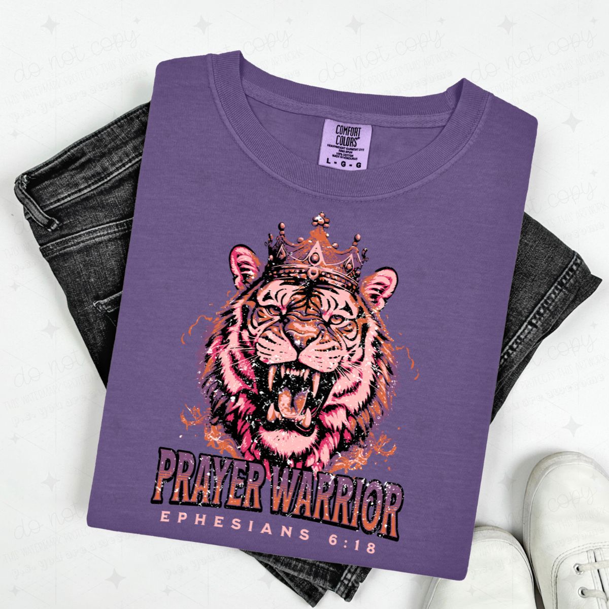 PRAYER WARRIOR - DTF TRANSFER