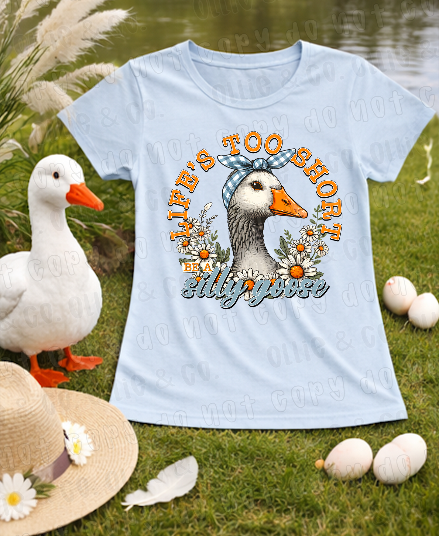 LIFE'S TOO SHORT GOOSE - DTF TRANSFER