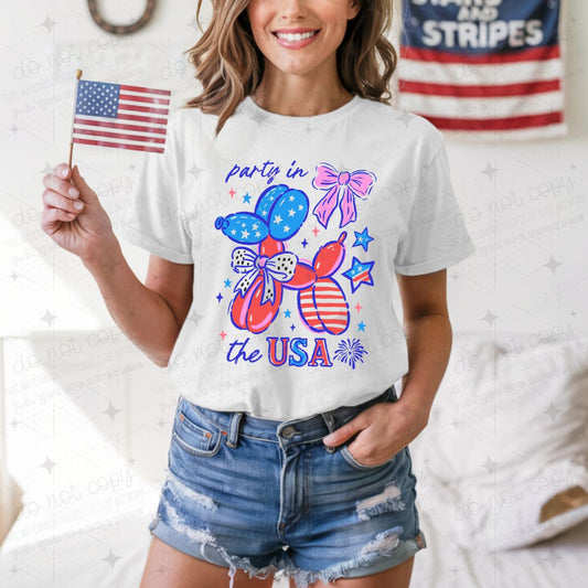 COQUETTE PARTY IN THE USA - DTF TRANSFER