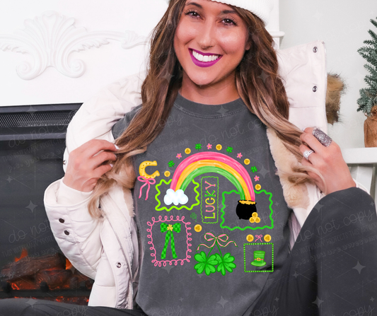 LUCKY DOODLE - DTF TRANSFER