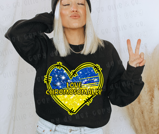 LOVE CHROMOSOMALLY - DTF TRANSFER