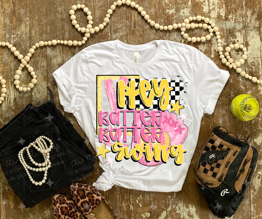 HEY BATTER BATTER SWING - DTF TRANSFER