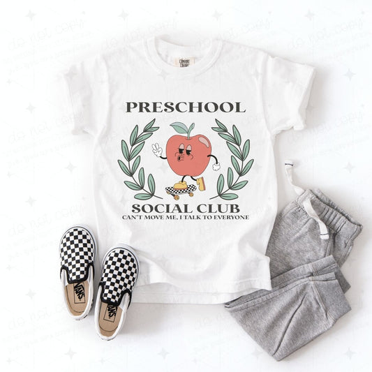 PRESCHOOL SOCIAL CLUB - DTF TRANSFER