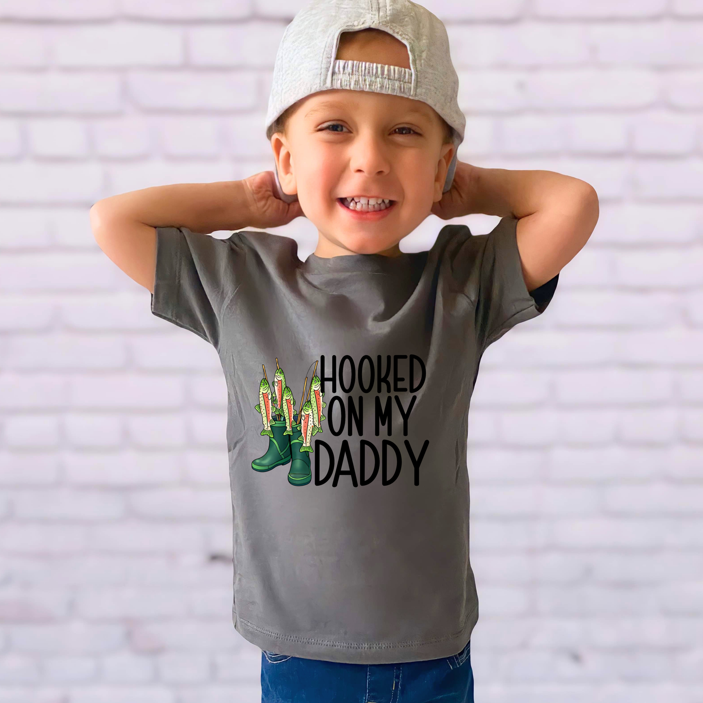 HOOKED ON MY DADDY - DTF TRANSFER