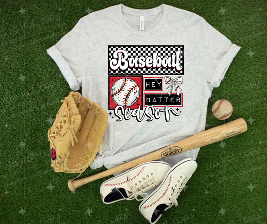 BASEBALL SEASON RETRO - DTF TRANSFER