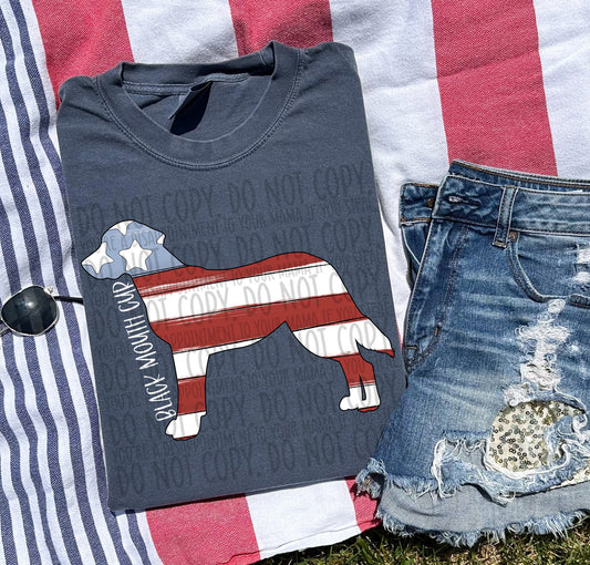 PATRIOTIC DOGS - DTF TRANSFER