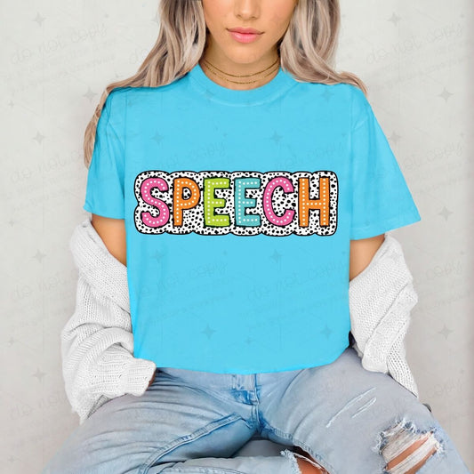 SPEECH - DTF TRANSFER