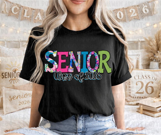 SENIOR CLASS OF 2026 - DTF TRANSFER