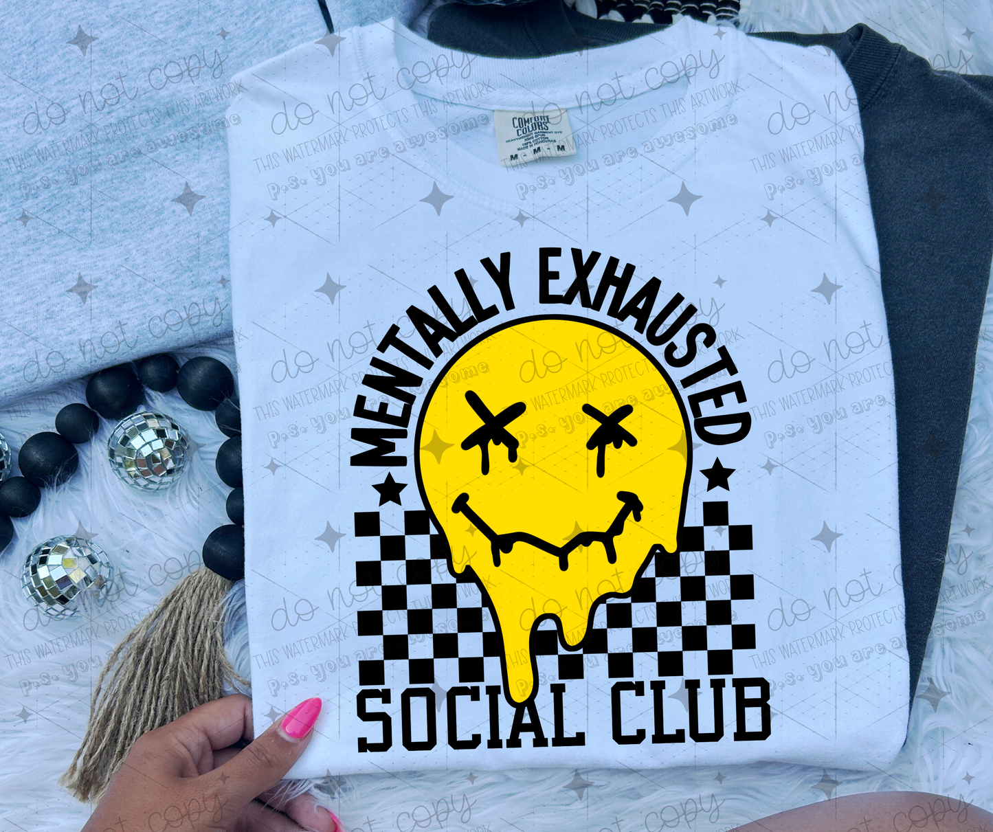 MENTALLY EXHAUSTED SOCIAL CLUB - DTF TRANSFER