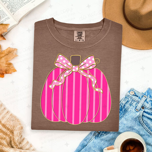 COQUETTE PINK PUMPKIN - DTF TRANSFER