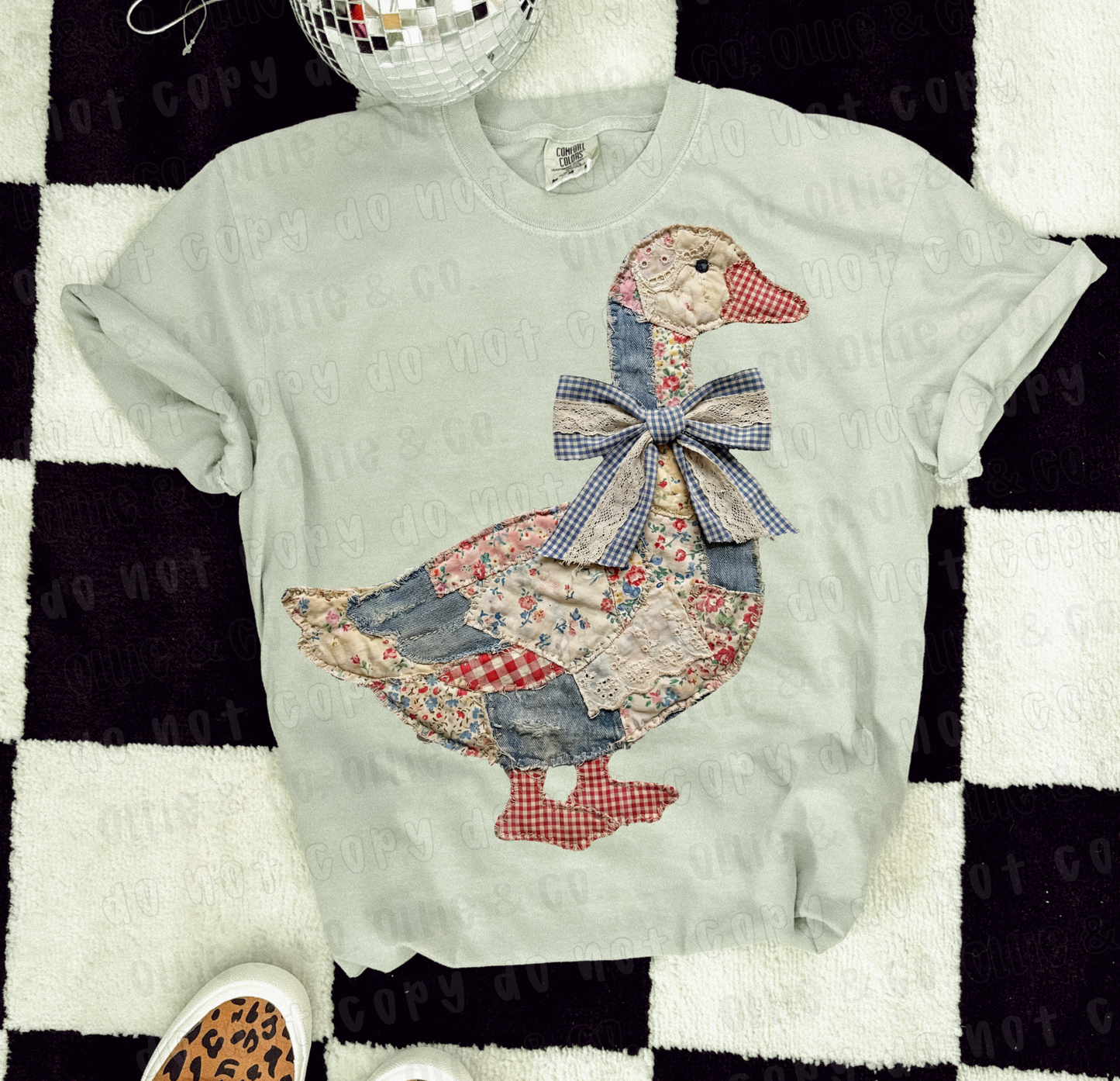 PATCHWORK GOOSE - DTF TRANSFER