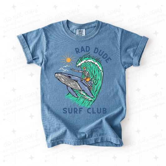 RAD DUDE SURF CLUB - DTF TRANSFER