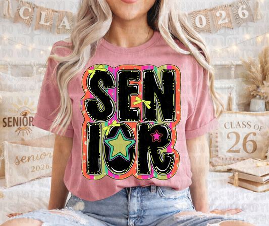 SENIOR BRUSHSTROKE - DTF TRANSFER