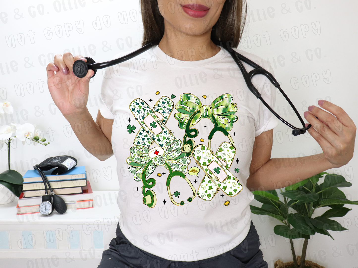 SAINT PATRICK'S DAY NURSE COQUETTE - DTF TRANSFER