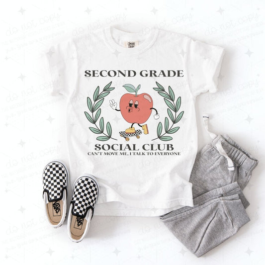 SECOND GRADE SOCIAL CLUB - DTF TRANSFER