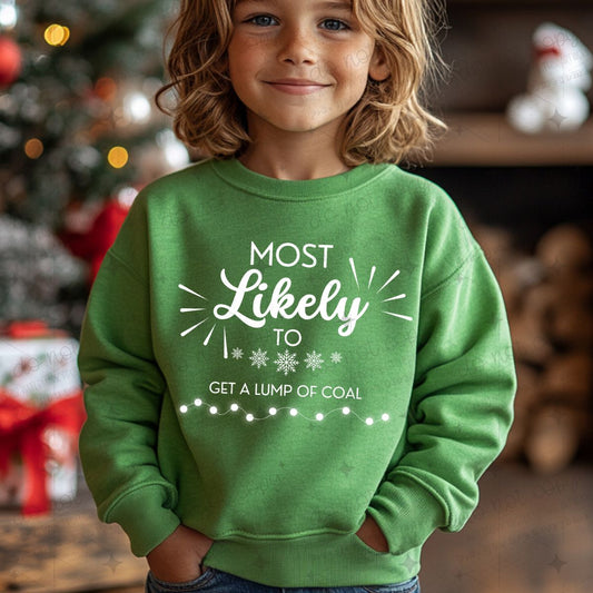 GET A LUMP OF COAL - DTF TRANSFER
