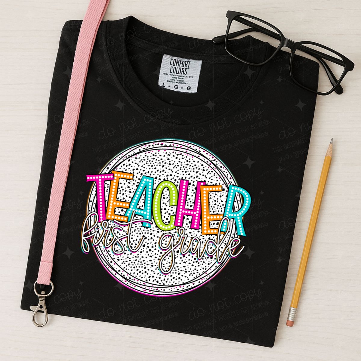 TEACHER FIRST GRADE - DTF TRANSFER