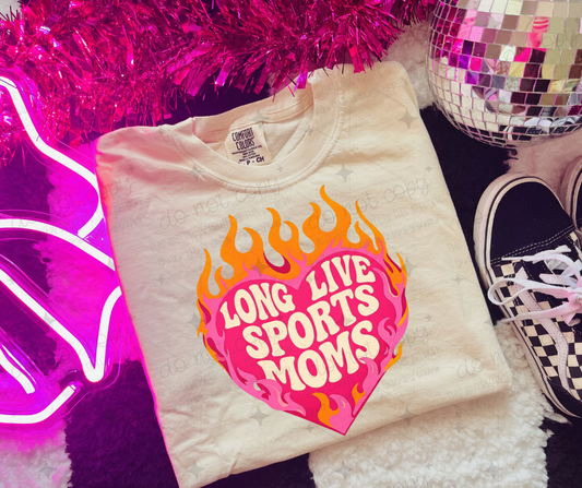 LONG LIVE SPORTS MOMS - DTF TRANSFER
