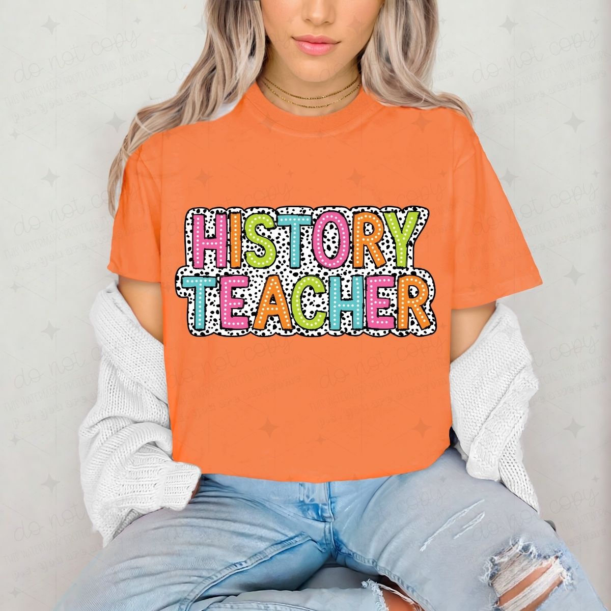 HISTORY TEACHER - DTF TRANSFER