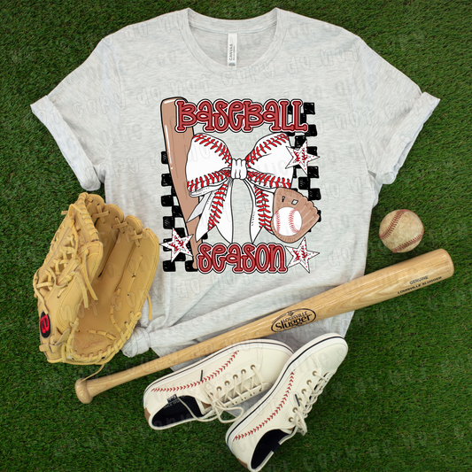 BASEBALL SEASON COQUETTE - DTF TRANSFER