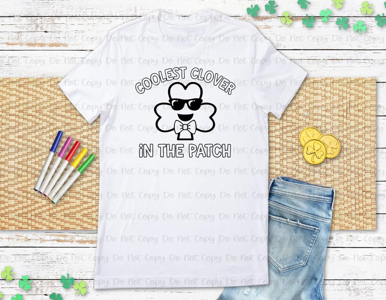 St. Patrick's Day Coloring DTFs  - DTF TRANSFER