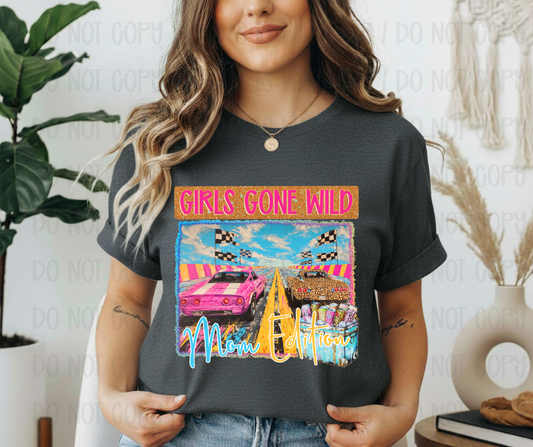 GIRL'S GONE WILD MAMA EDITION RACE TRACK - DTF TRANSFER