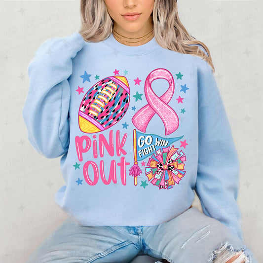 PINK OUT - DTF TRANSFER