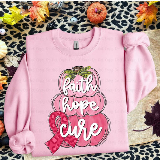 FAITH HOPE CURE - DTF TRANSFER