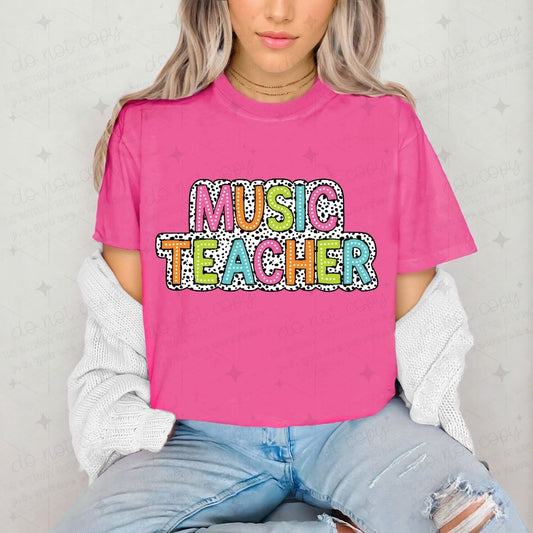 MUSIC TEACHER - DTF TRANSFER