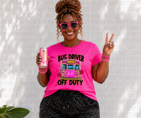 BUS DRIVER OFF DUTY - DTF TRANSFER