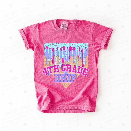 4TH GRADE DRIP - DTF TRANSFER