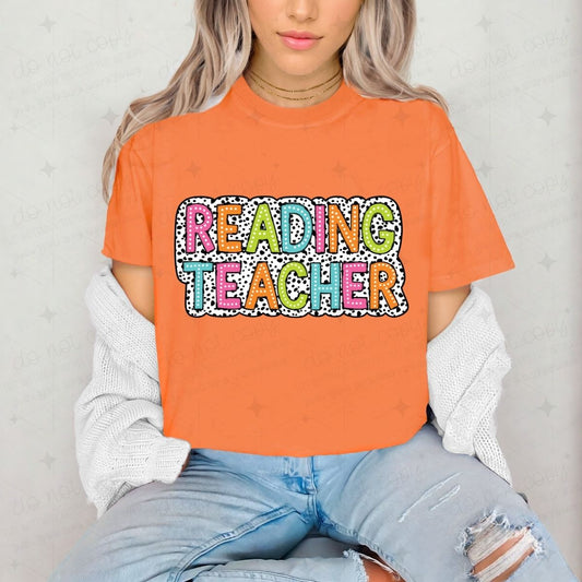 READING TEACHER - DTF TRANSFER