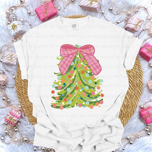 COQUETTE CHRISTMAS TREE - DTF TRANSFER