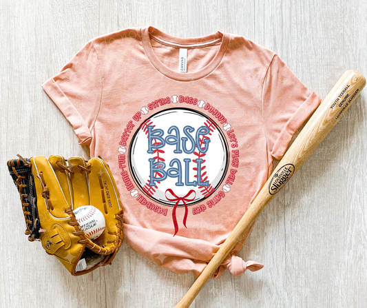 BASEBALL CIRCLE - DTF TRANSFER
