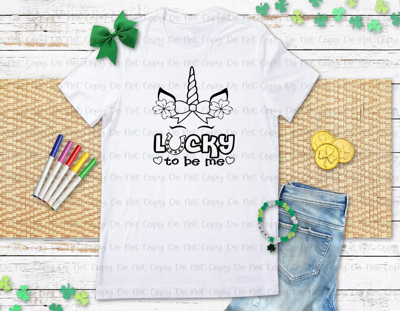 St. Patrick's Day Coloring DTFs  - DTF TRANSFER