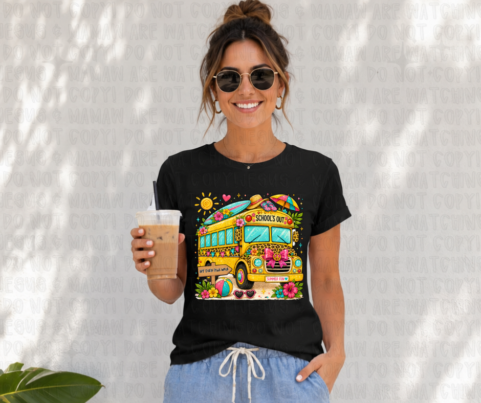 SCHOOL'S OUT SUMMER FUN - * OLLIE & CO EXCLUSIVE* - DTF TRANSFER