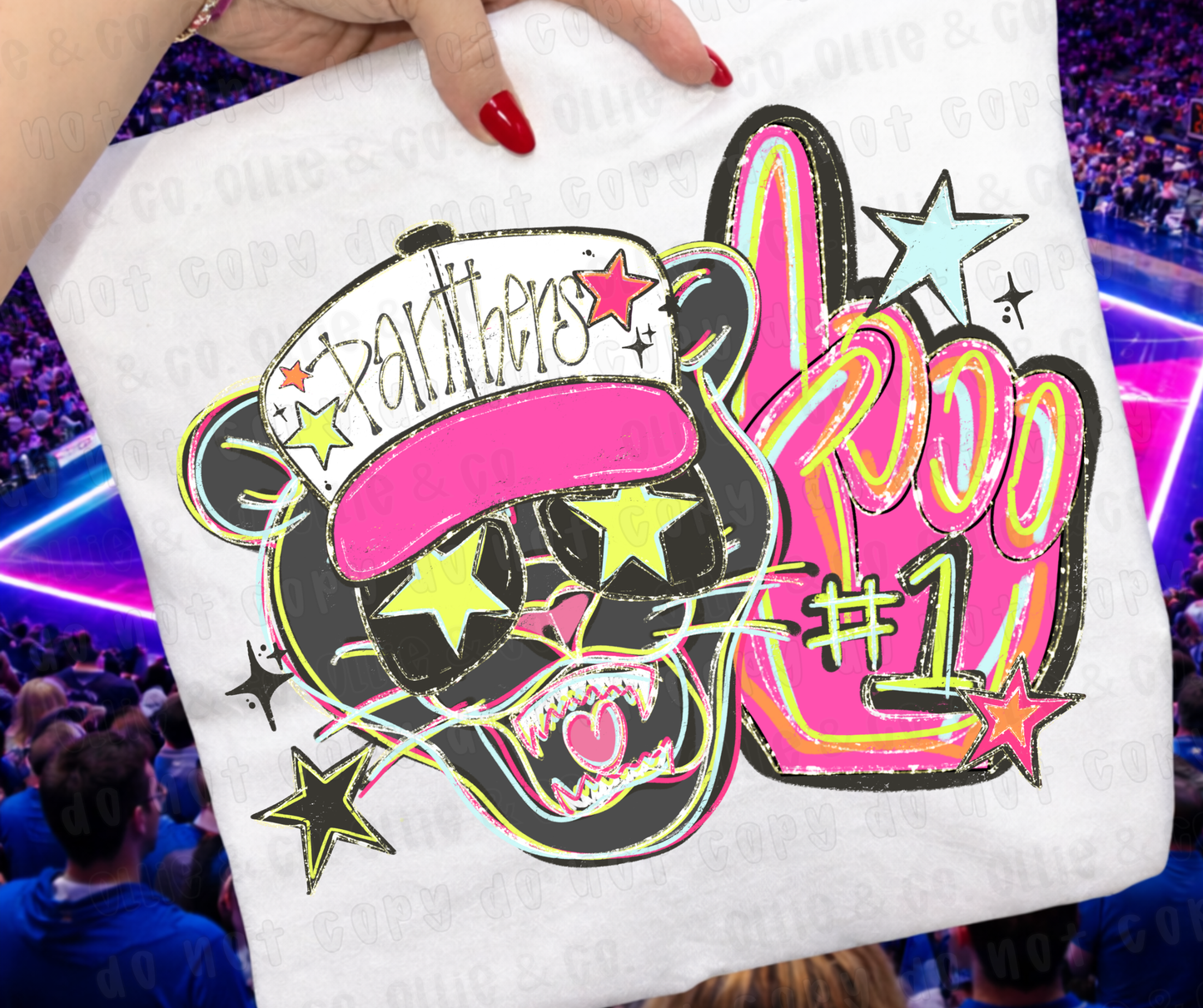 NEON MASCOT - DTF TRANSFER