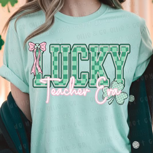 LUCKY TEACHER ERA - DTF TRANSFER