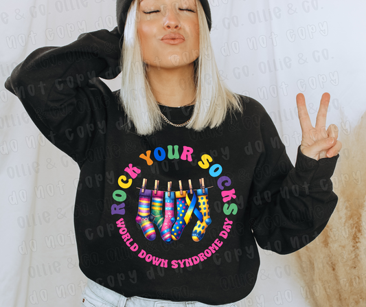 ROCK YOUR SOCKS - DTF TRANSFER