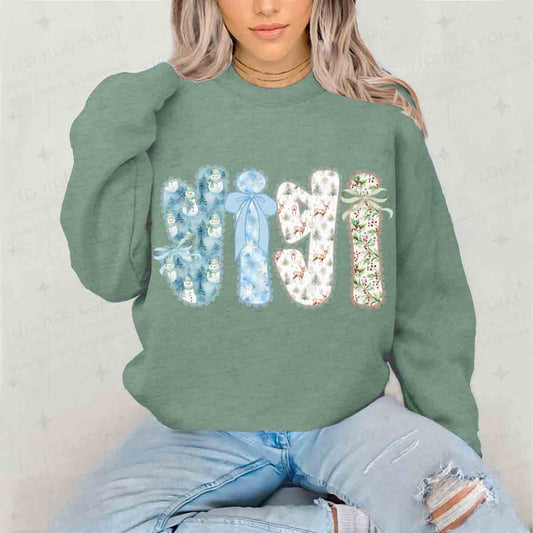 COQUETTE GIGI - WINTER SCENE - DTF TRANSFER