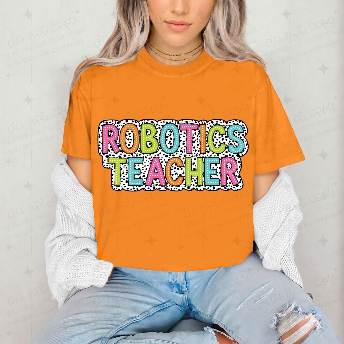 ROBOTICS TEACHER - DTF TRANSFER