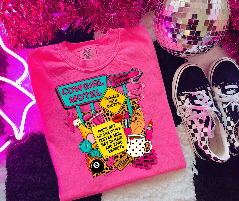 COWGIRL MOTEL - DTF TRANSFER