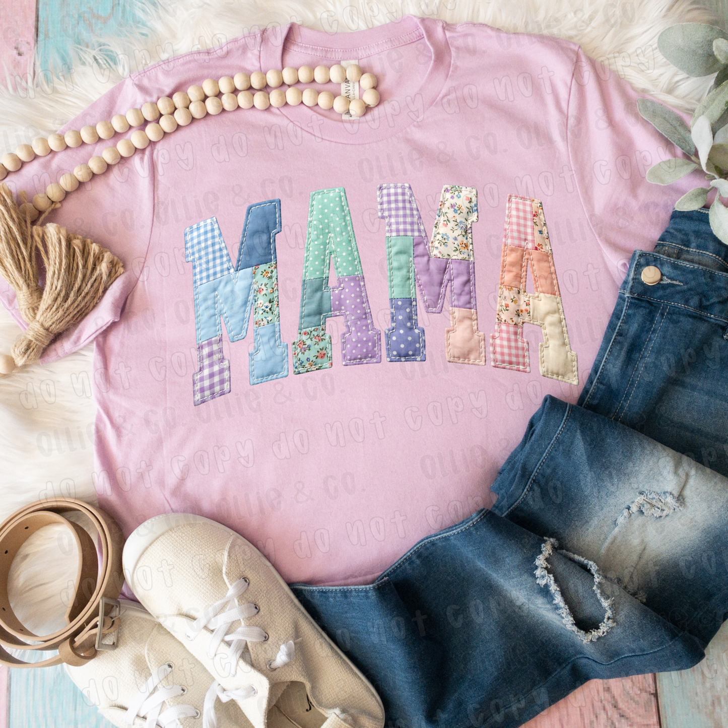 MAMA PATCHWORK - DTF TRANSFER